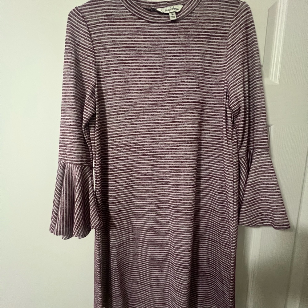 Striped Purple Dress